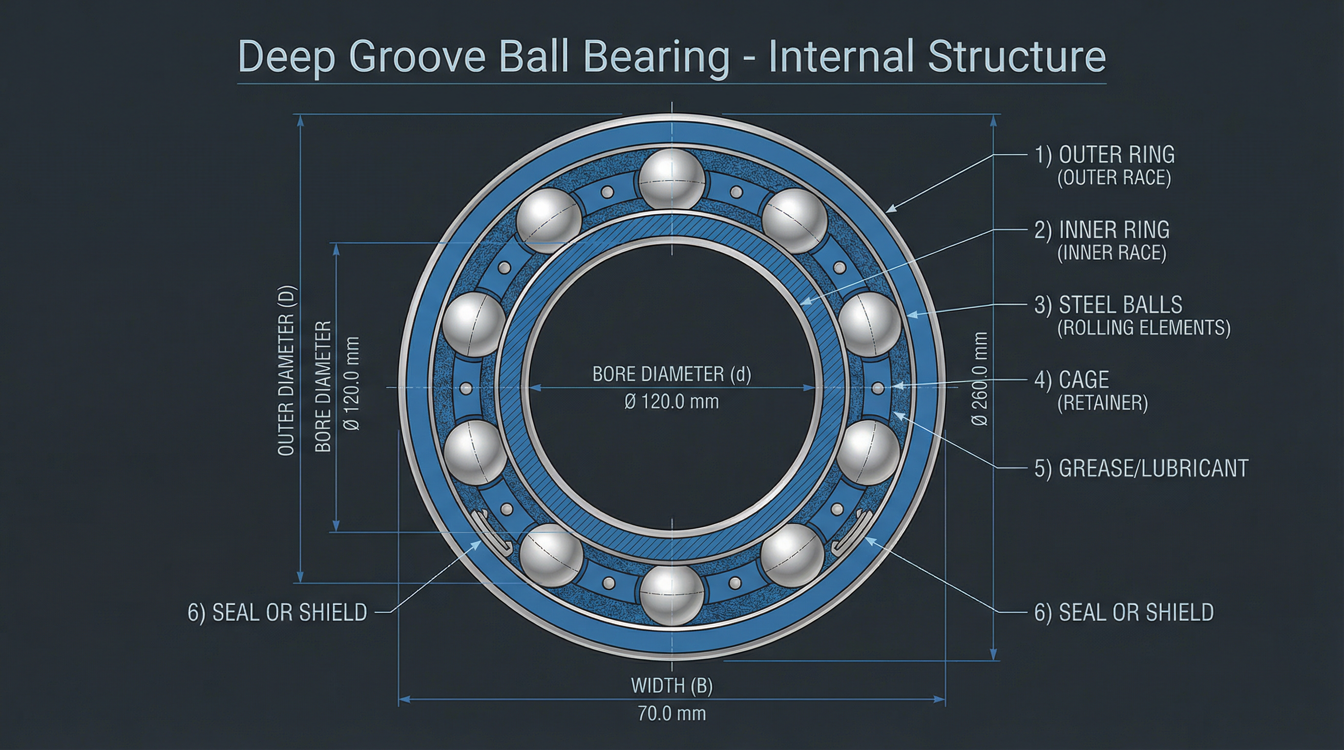 Bearing Structure Diagram Bearing Structure Diagram