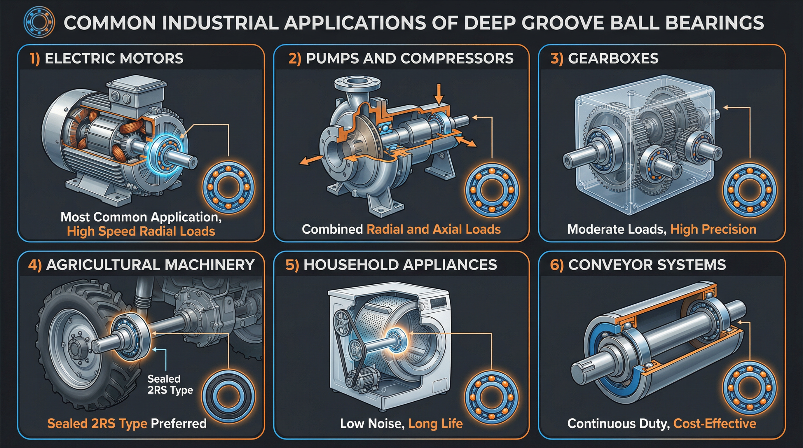 Bearing Applications Grid Bearing Applications Grid