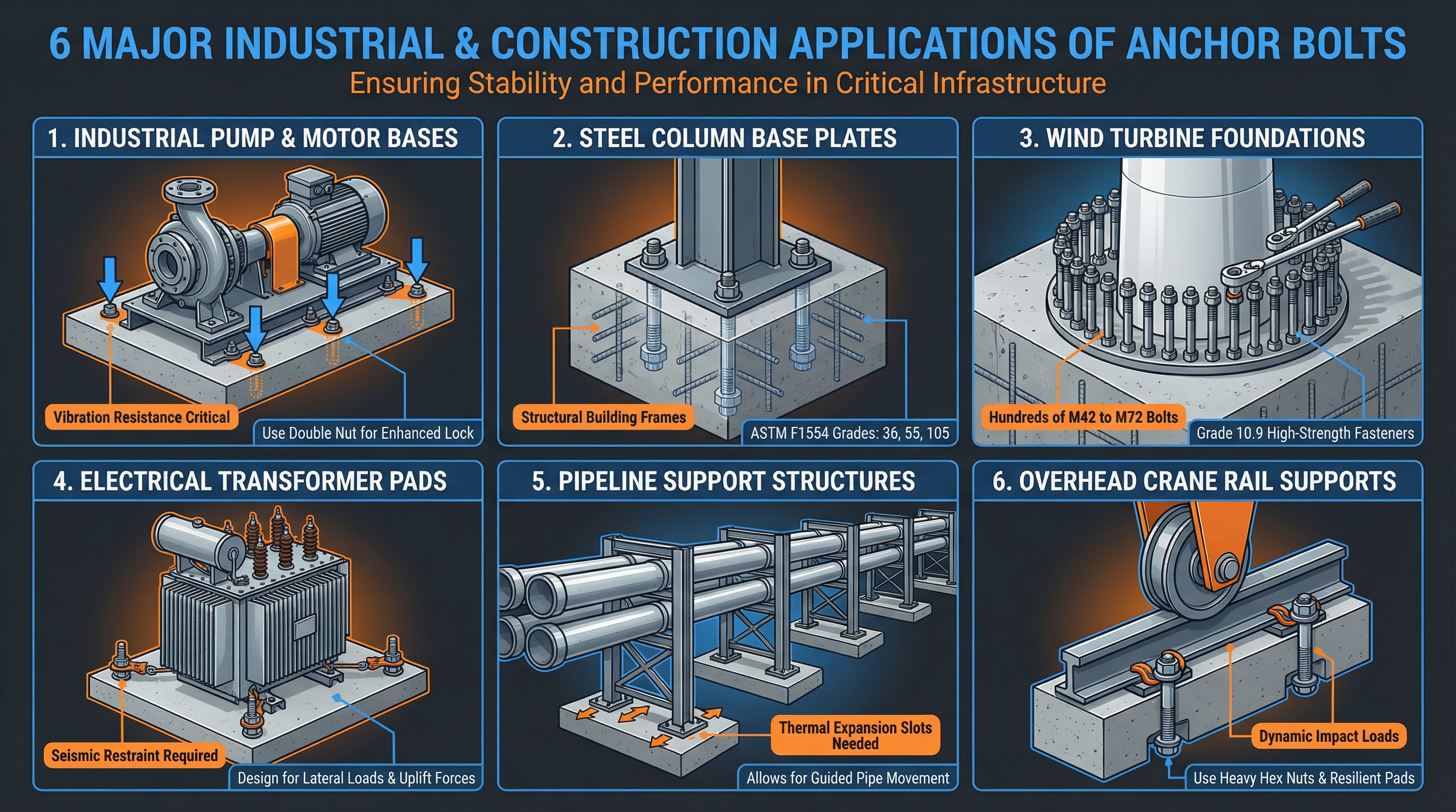 Anchor Bolt Applications