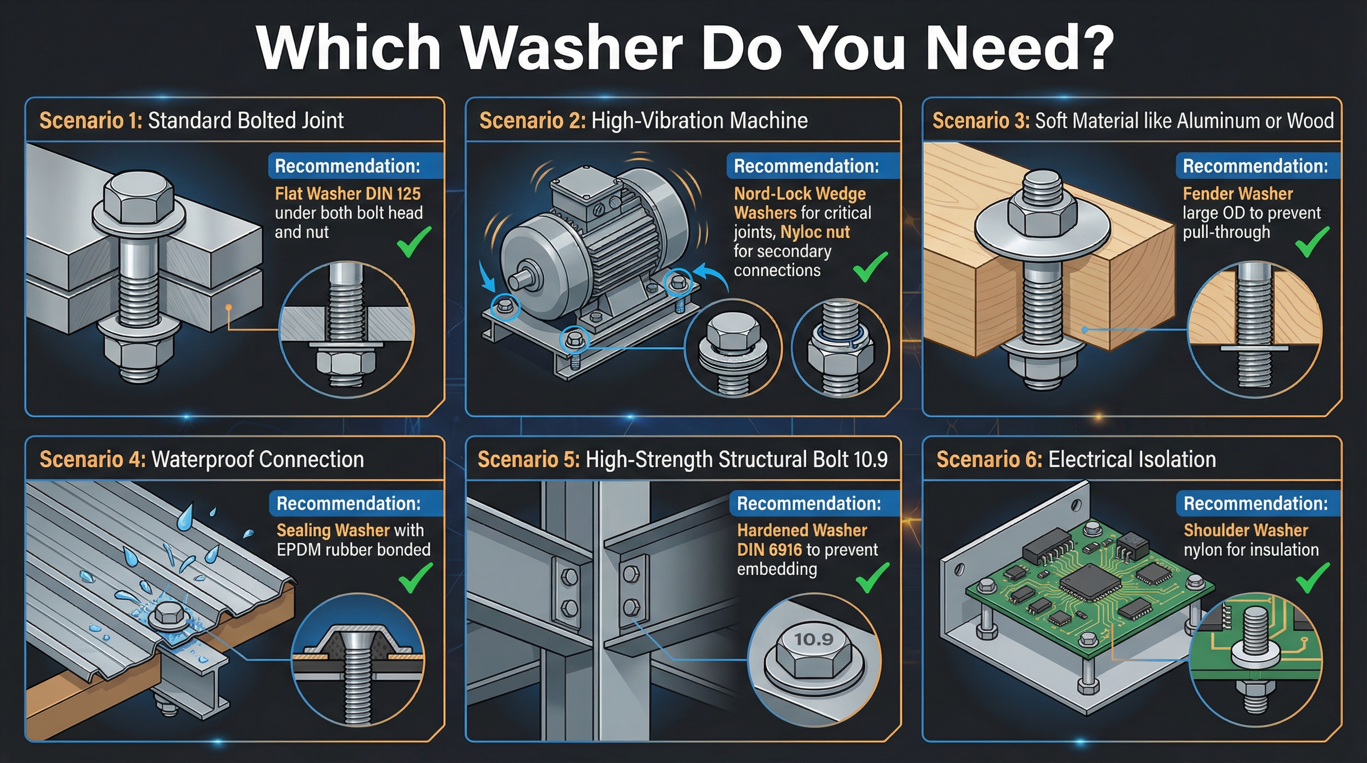 Washer Application Guide