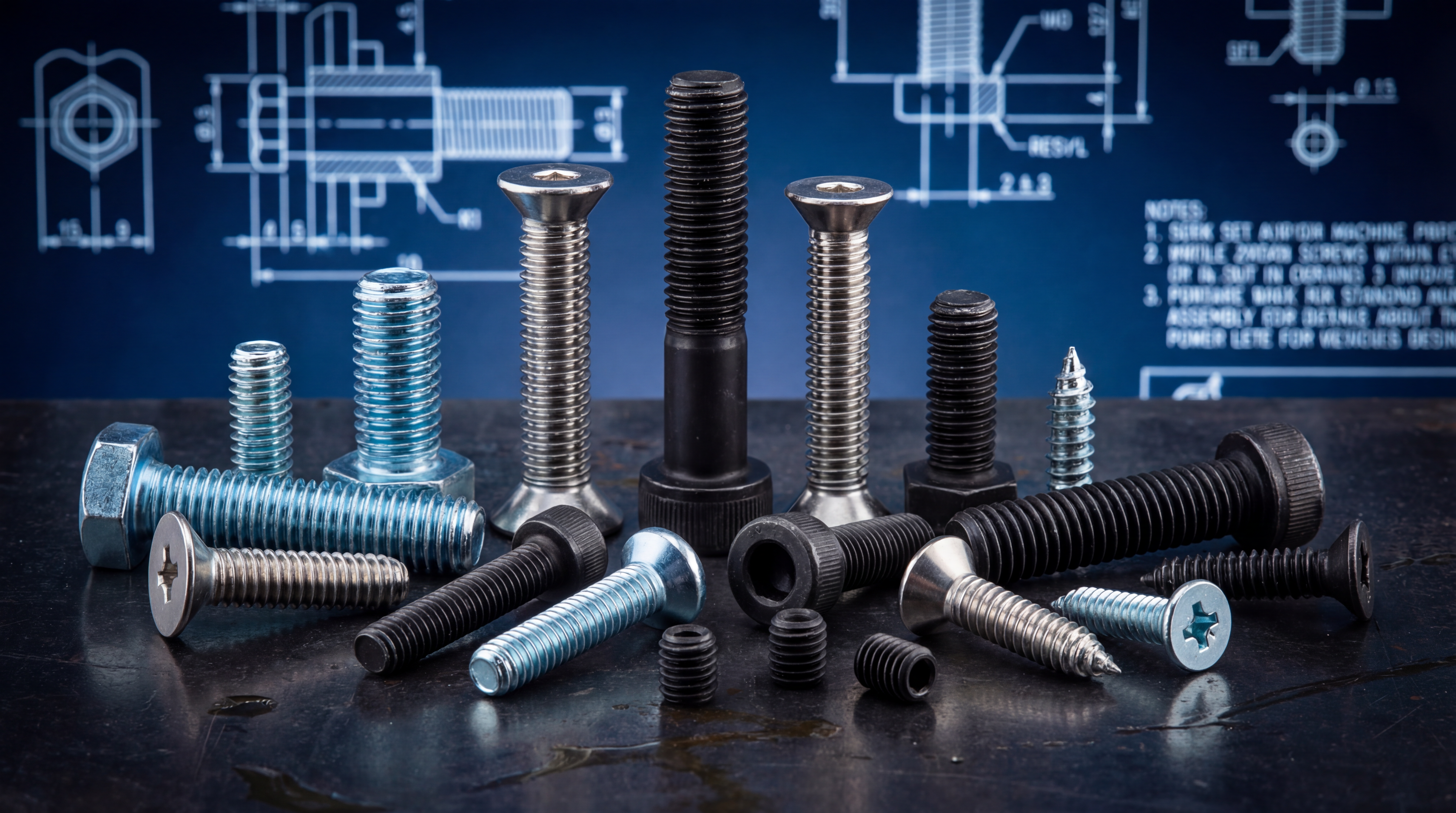 Industrial Screw Types Hero Industrial Screw Types Hero