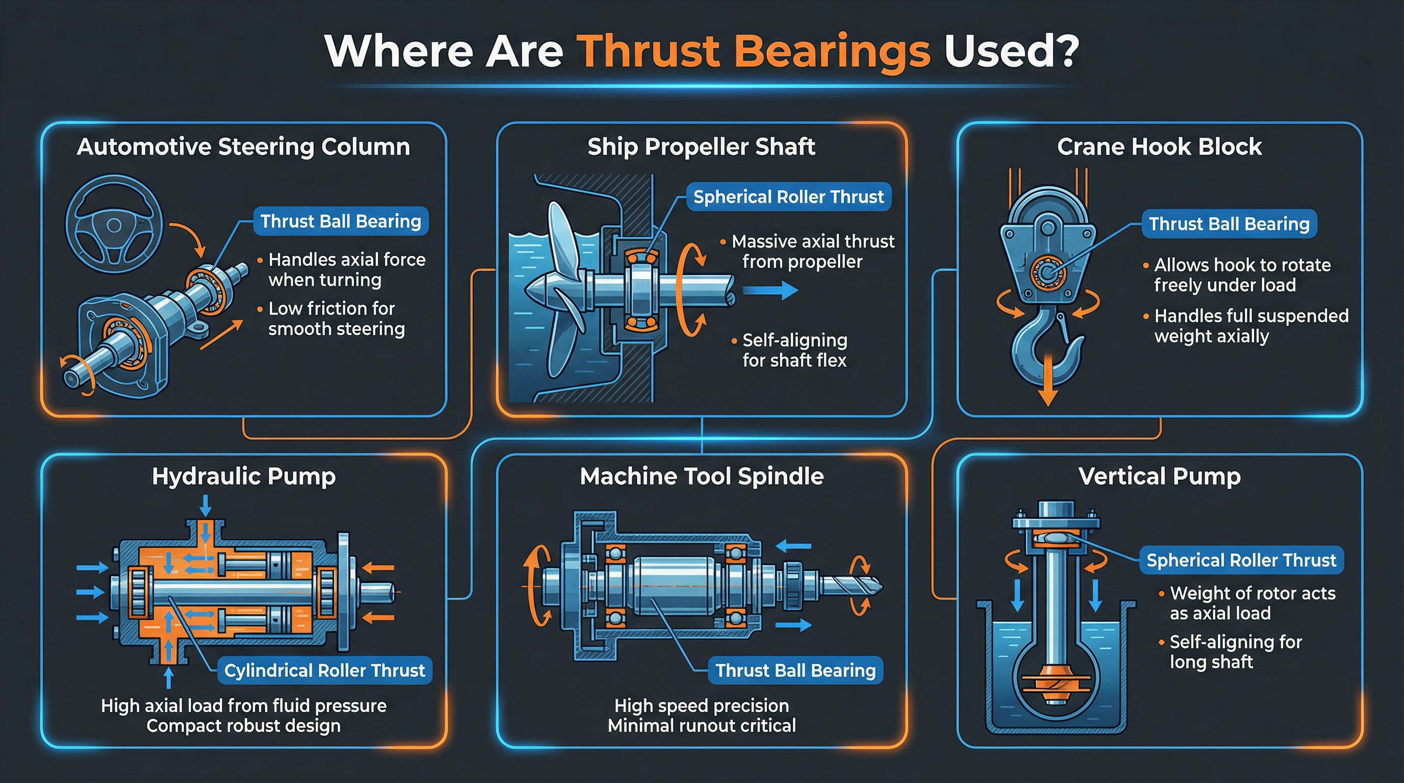 Thrust Bearing Applications