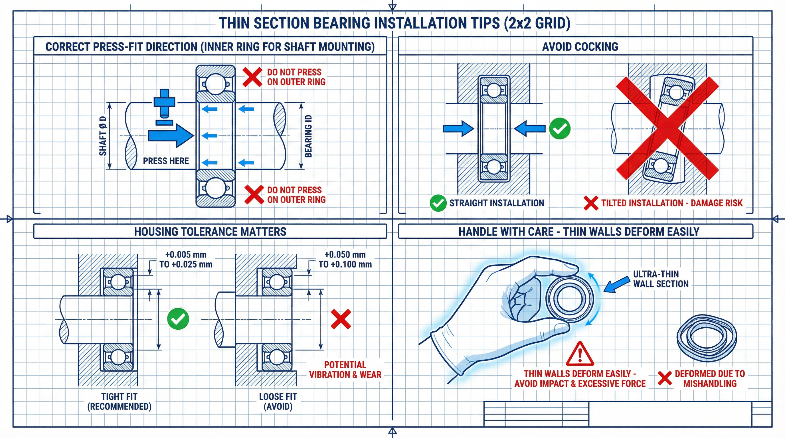 Thin Section Bearing Installation Tips