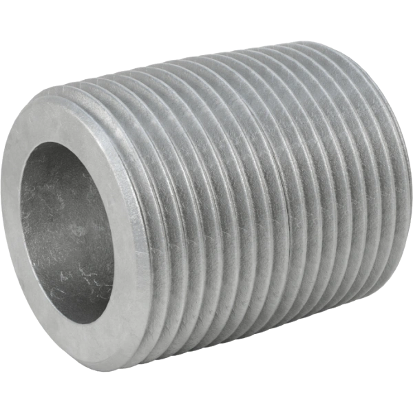 1492FA00002 Extra-Thick-Wall Galvanized Steel Threaded Pipe Nipples and Pipe