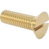 Brass Slotted Flat Head Screws