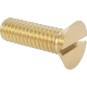0356FA00036 Brass Slotted Flat Head Screws