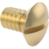 Brass Slotted Oval Head Screws