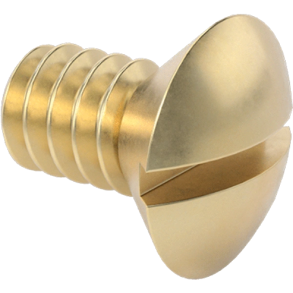 0361FA00002 Brass Slotted Oval Head Screws