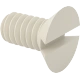 0351FA00002 Plastic Slotted Flat Head Screws
