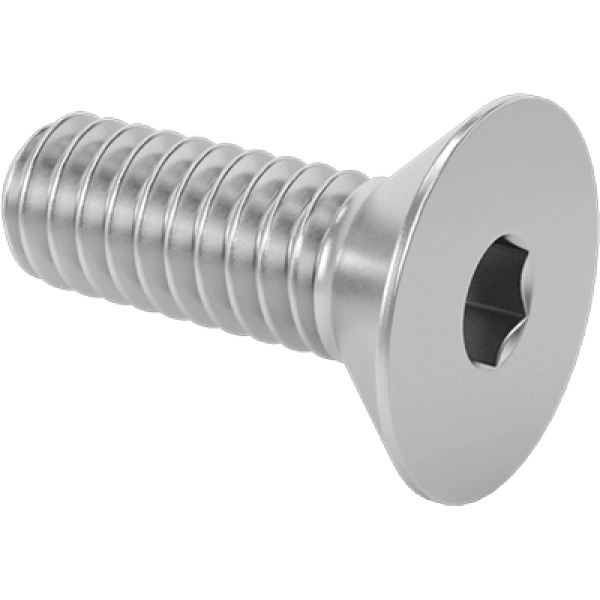 0315FA00066 Stainless Steel Hex Drive Flat Head Screws