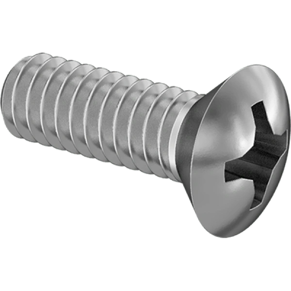 0298FA00128 Stainless Steel Phillips Oval Head Screws