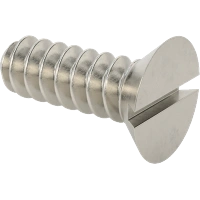 0345FA00001 Stainless Steel Slotted Flat Head Screws