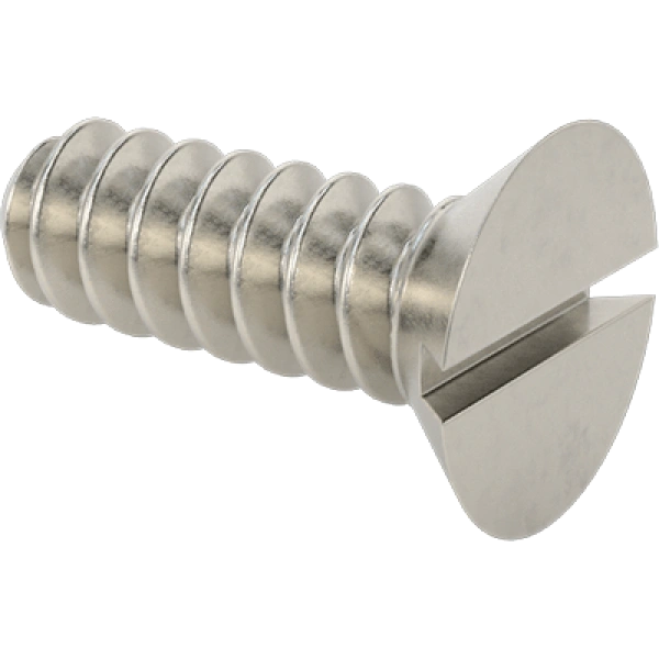 0345FA00001 Stainless Steel Slotted Flat Head Screws