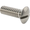 Stainless Steel Slotted Oval Head Screws