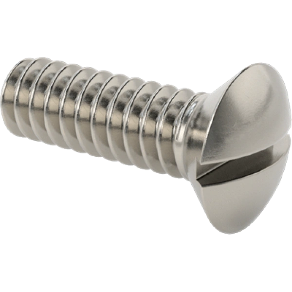 0359FA00002 Stainless Steel Slotted Oval Head Screws