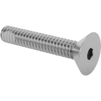 0373FA00003 Stainless Steel Thread-Locking Hex Drive Flat Head Screws