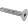 Stainless Steel Thread-Locking Hex Drive Flat Head Screws