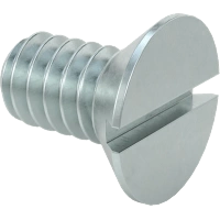 0355FA00037 Steel Slotted Flat Head Screws