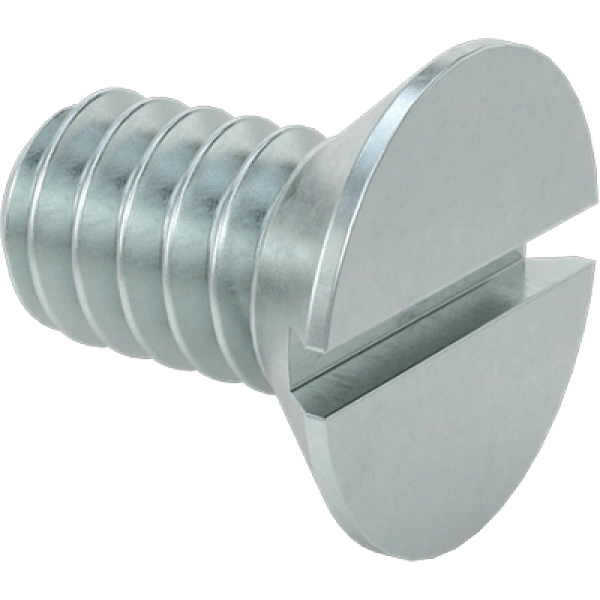 0355FA00037 Steel Slotted Flat Head Screws