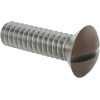 Steel Slotted Oval Head Screws