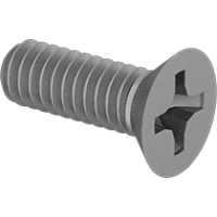 0333FA00008 Titanium Phillips Flat Head Screws