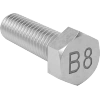 18-8 Stainless Steel Heavy Hex Head Screws for High-Pressure Applications