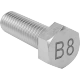 0262FA00003 18-8 Stainless Steel Heavy Hex Head Screws for High-Pressure Applications
