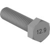Extreme-Strength Metric Class12.9 Steel Hex Head Screws