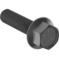 0265FA00001 High-Strength Grade 8 Steel Flanged Hex Head Screws