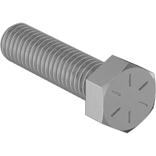 0228FA00610 High-Strength Grade 8 Steel Hex Head Screws