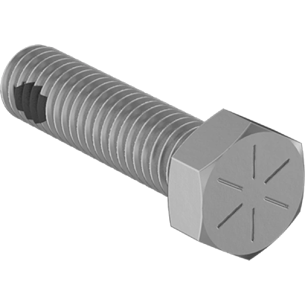 0285FA00003 High-Strength Grade 8 Steel Thread-Locking Hex Head Screws