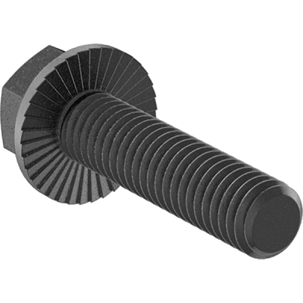 0277FA00003 High-Strength Metric Steel Serrated-Flange Hex Head Screws