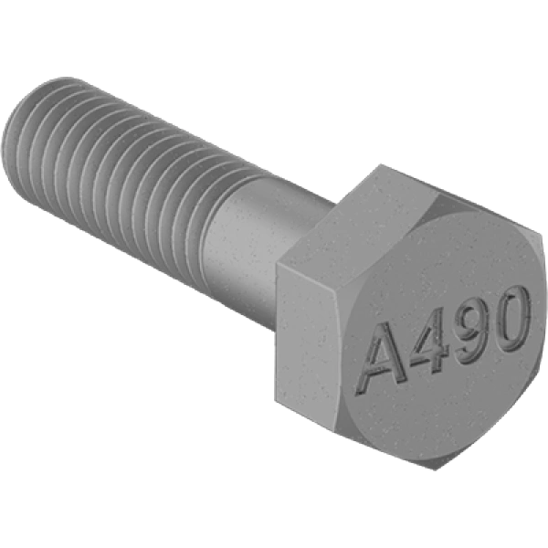 0261FA00002 High-Strength Steel Heavy Hex Head Screws for Structural Applications