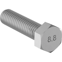 0238FA00001 JIS Medium-Strength Steel Hex Head Screws
