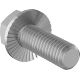 0275FA00001 Medium-Strength Grade 5 Steel Serrated-Flange Hex Head Screws