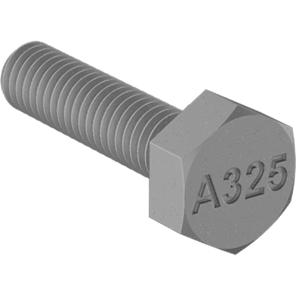 0259FA00100 Medium-Strength Steel Heavy Hex Head Screws for Structural Applications