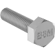 0263FA00001 Super-Corrosion-Resistant 316 Stainless Steel Heavy Hex Head Screws for High-Pressure Applications