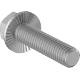 0280FA00001 Super-Corrosion-Resistant 316 Stainless Steel Serrated-Flange Hex Head Screws
