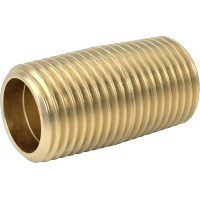 1496FA00001 High-Pressure Brass Threaded Pipe Nipples and Pipe