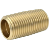 High-Pressure Brass Threaded Pipe Nipples and Pipe