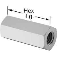 1482FA00001 Metric-to-Metric Female Hex Thread Adapters
