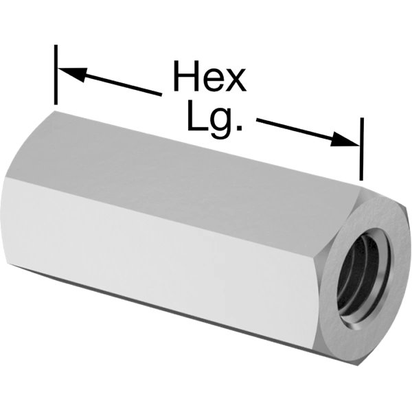 1482FA00003 Metric-to-Metric Female Hex Thread Adapters