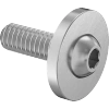 Aluminum Oversized-Flange Button Head Hex-Drive Screws