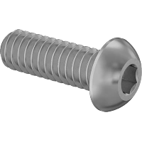0083FA00001 Brass Button Head Hex-Drive Screws