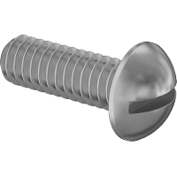 0133FA00136 Brass Round Head Slotted Screws