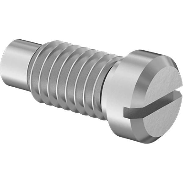 0129FA00162 Extended-Tip Stainless Steel Cheese Head Slotted Screws