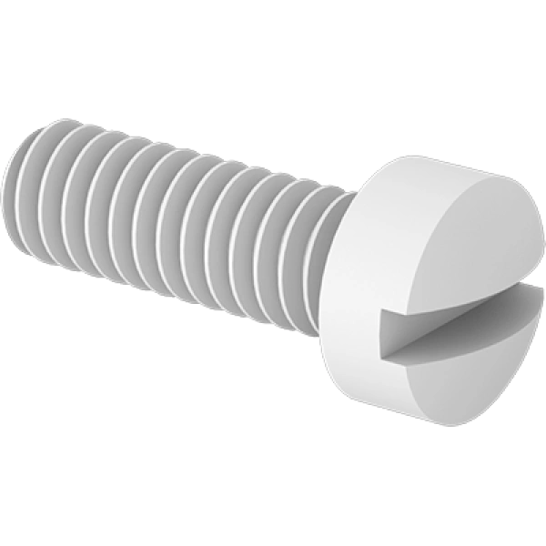 0143FA00003 Plastic Fillister Head Slotted Screws