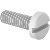 0125FA00005 Plastic Pan Head Slotted Screws