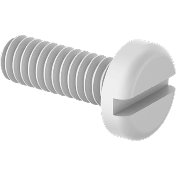 0125FA00007 Plastic Pan Head Slotted Screws