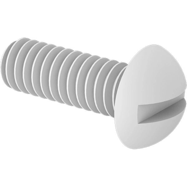 0139FA00003 Plastic Round Head Slotted Screws